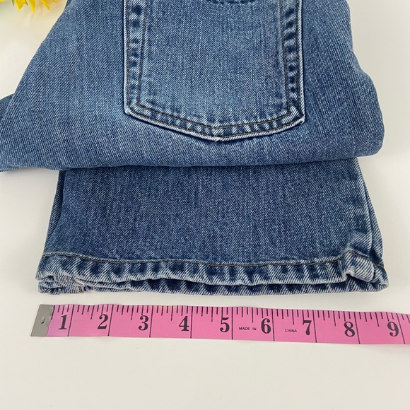 J Crew Button Fly Mid Rise Straight Jeans Size 6 - Picture 7 of 8
